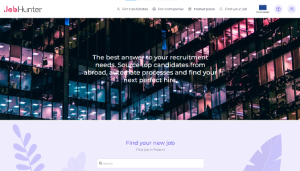 screen from Jobhunter application